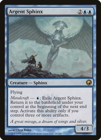 Argent Sphinx, Scars of Mirrodin 28