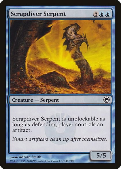 Scrapdiver Serpent, Scars of Mirrodin 41