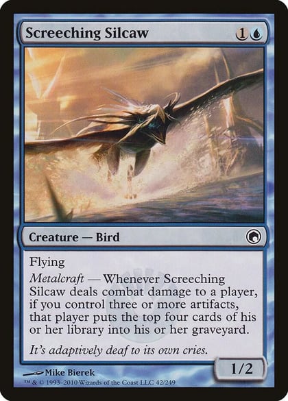 Screeching Silcaw, Scars of Mirrodin 42