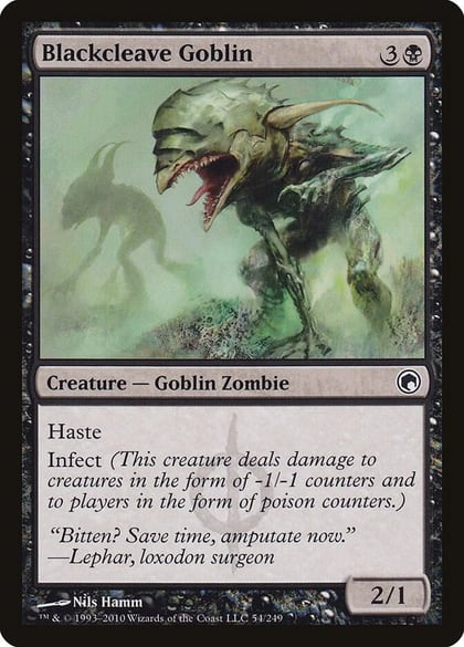 Blackcleave Goblin, Scars of Mirrodin 54