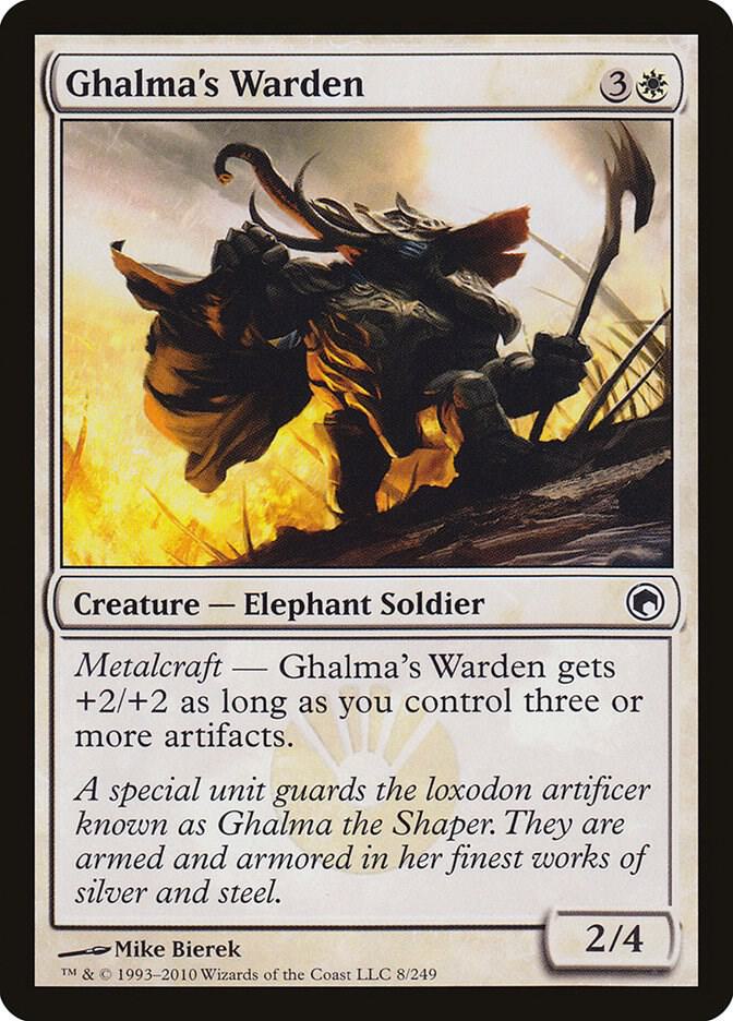 Ghalma's Warden, Scars of Mirrodin 8