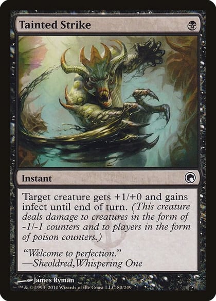 Tainted Strike, Scars of Mirrodin 80