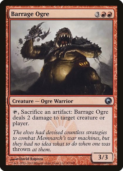 Barrage Ogre, Scars of Mirrodin 83