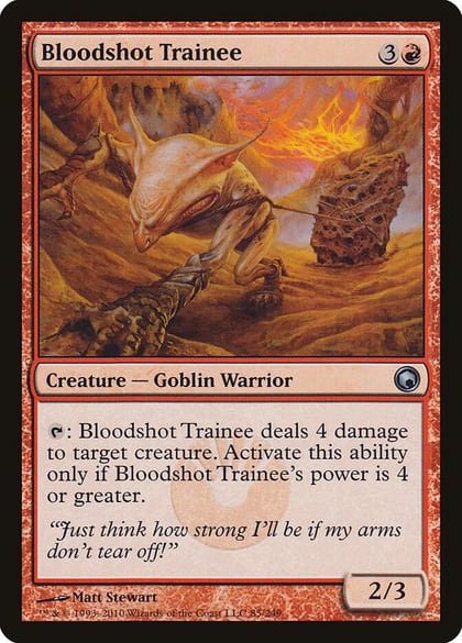 Bloodshot Trainee, Scars of Mirrodin 85