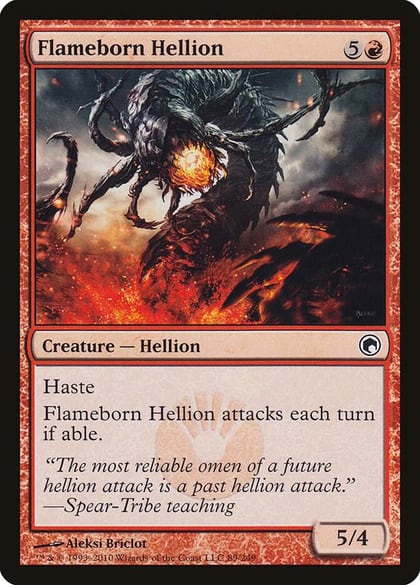 Flameborn Hellion, Scars of Mirrodin 89
