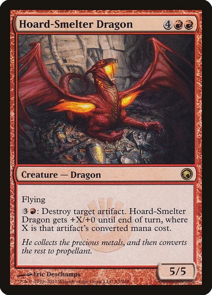 Hoard-Smelter Dragon, Scars of Mirrodin 93