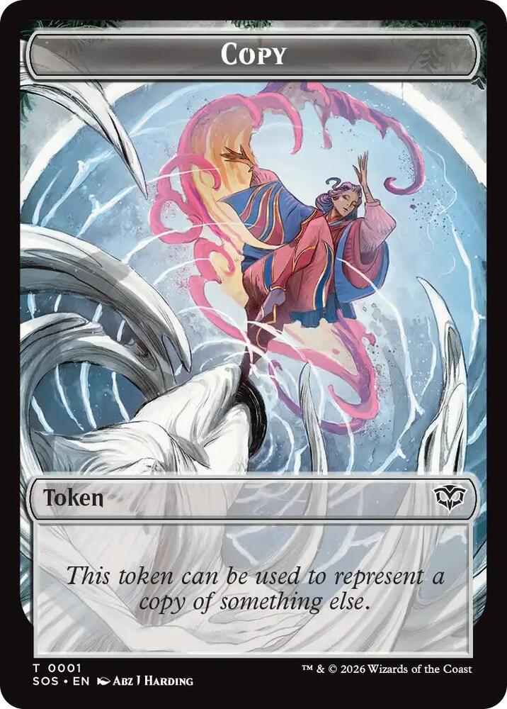 Copy // Spirit (0010) Double-Sided Token, Secrets of Strixhaven 1 // 10