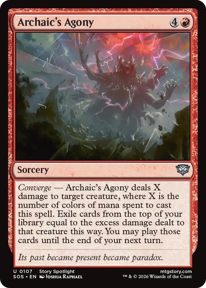 Archaic's Agony, Secrets of Strixhaven 107