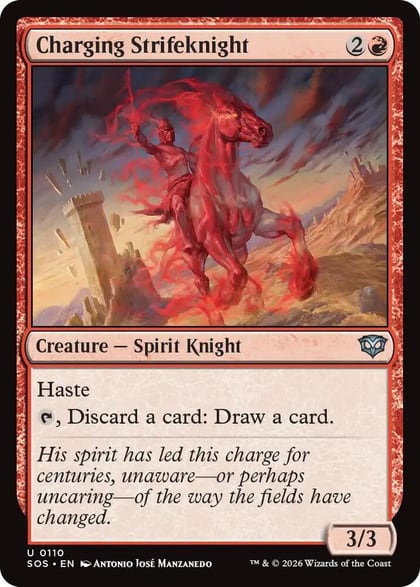 Charging Strifeknight, Secrets of Strixhaven 110