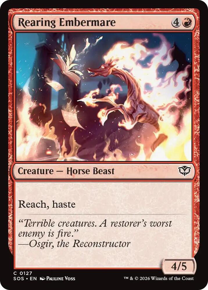 Rearing Embermare, Secrets of Strixhaven 127
