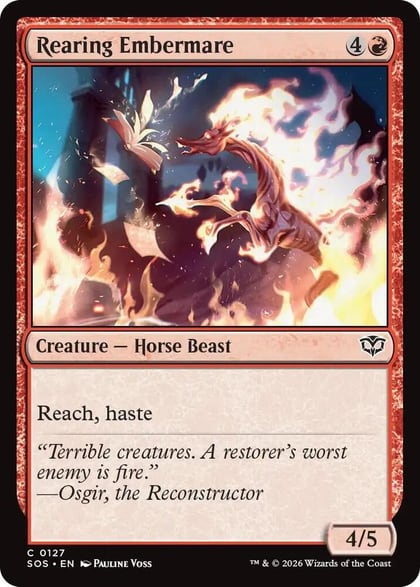 Rearing Embermare, Secrets of Strixhaven 127