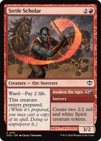 Strife Scholar, Secrets of Strixhaven 131