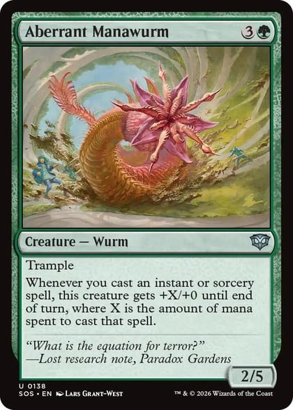 Aberrant Manawurm, Secrets of Strixhaven 138