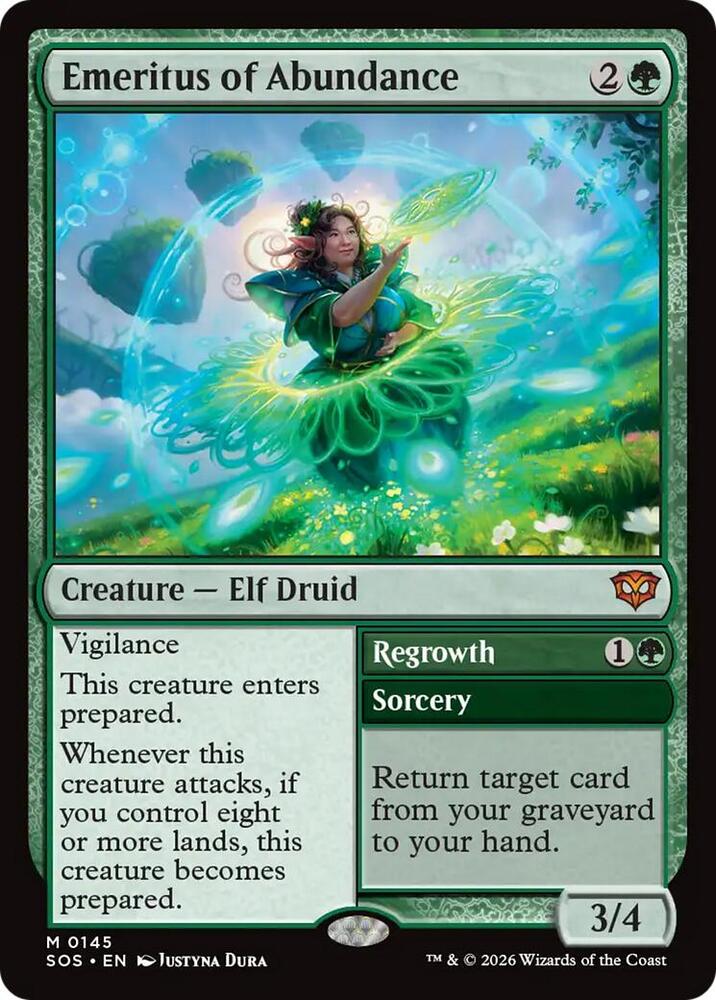 Emeritus of Abundance, Secrets of Strixhaven 145