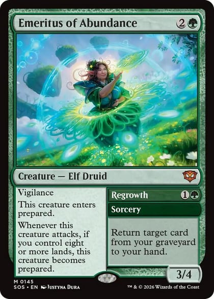 Emeritus of Abundance, Secrets of Strixhaven 145