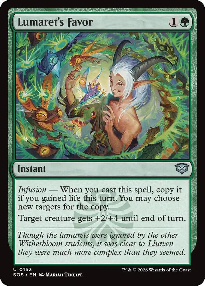 Lumaret's Favor, Secrets of Strixhaven 153