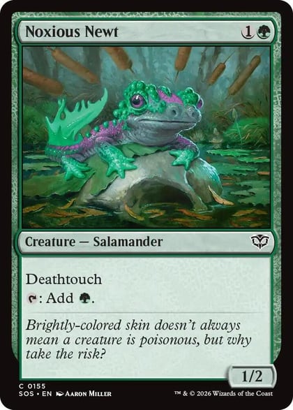 Noxious Newt, Secrets of Strixhaven 155