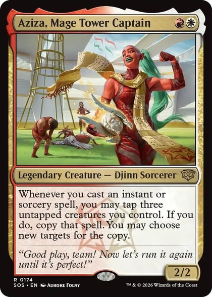 Aziza, Mage Tower Captain, Secrets of Strixhaven 174