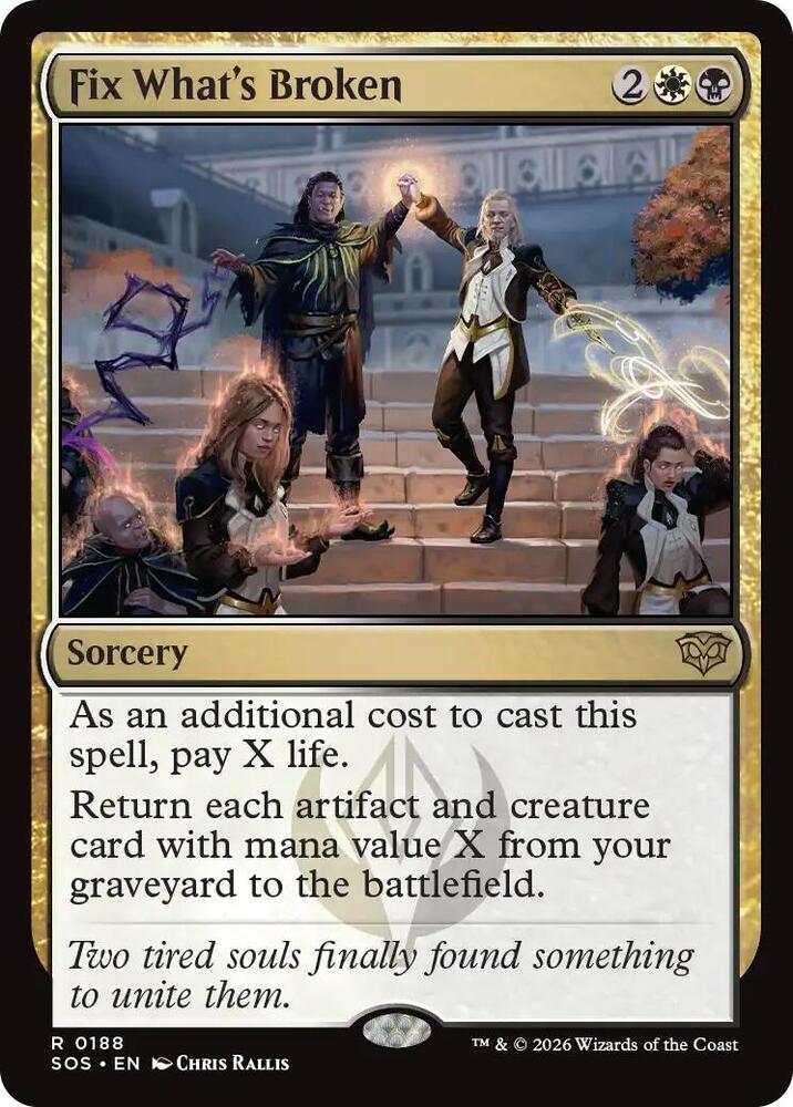 Fix What's Broken, Secrets of Strixhaven 188