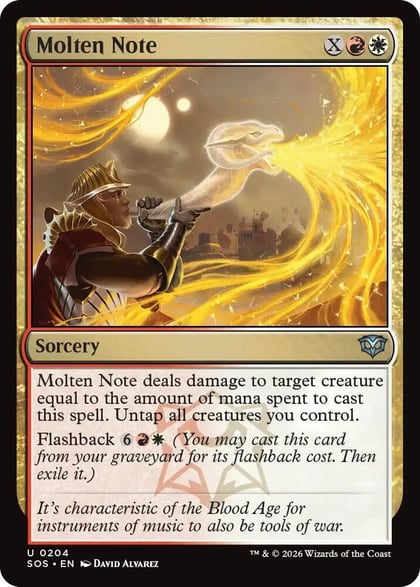 Molten Note, Secrets of Strixhaven 204
