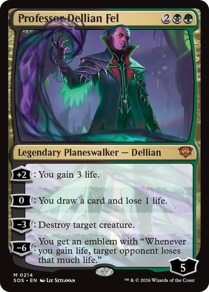 Professor Dellian Fel, Secrets of Strixhaven 214