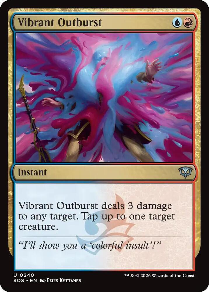 Vibrant Outburst, Secrets of Strixhaven 240