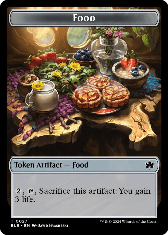 Food // Clue Token Double-Sided Token, Secrets of Strixhaven 27 // 14