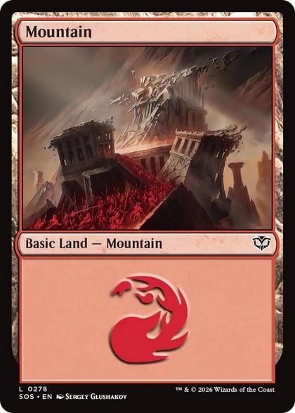 Mountain (0278), Secrets of Strixhaven 278