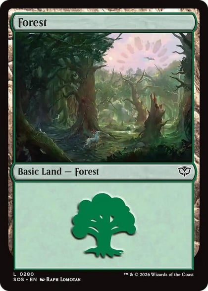 Forest (0280), Secrets of Strixhaven 280