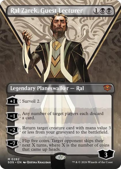 Ral Zarek, Guest Lecturer (Borderless), Secrets of Strixhaven 282