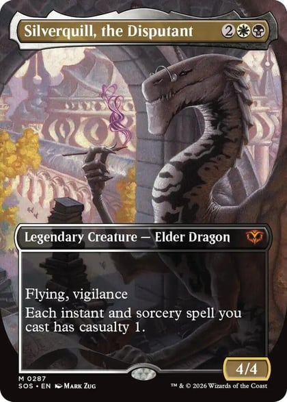 Silverquill, the Disputant (Borderless), Secrets of Strixhaven 287