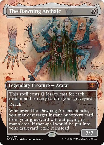 The Dawning Archaic (Borderless), Secrets of Strixhaven 289