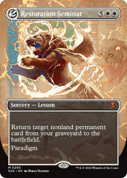 Restoration Seminar (Borderless), Secrets of Strixhaven 290