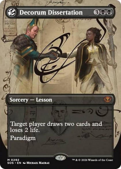 Decorum Dissertation (Borderless), Secrets of Strixhaven 292