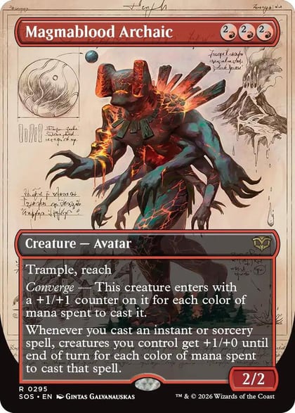 Magmablood Archaic (Borderless), Secrets of Strixhaven 295