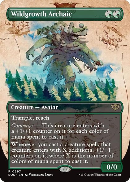 Wildgrowth Archaic (Borderless), Secrets of Strixhaven 297