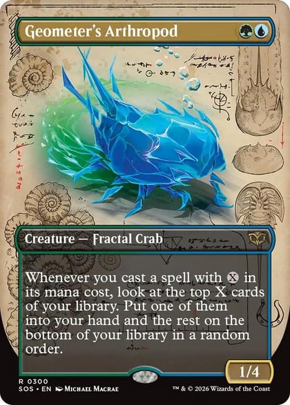 Geometer's Arthropod (Borderless), Secrets of Strixhaven 300
