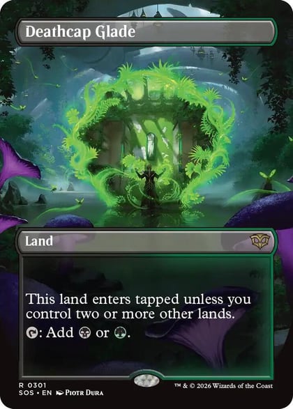 Deathcap Glade (Borderless), Secrets of Strixhaven 301
