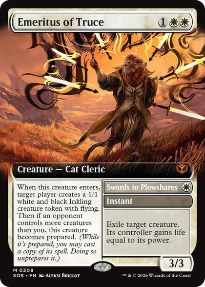 Emeritus of Truce (Extended Art), Secrets of Strixhaven 309