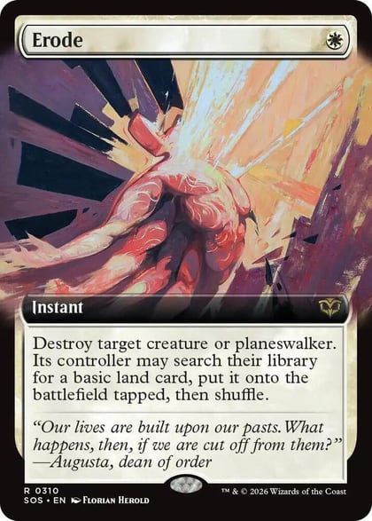 Erode (Extended Art), Secrets of Strixhaven 310