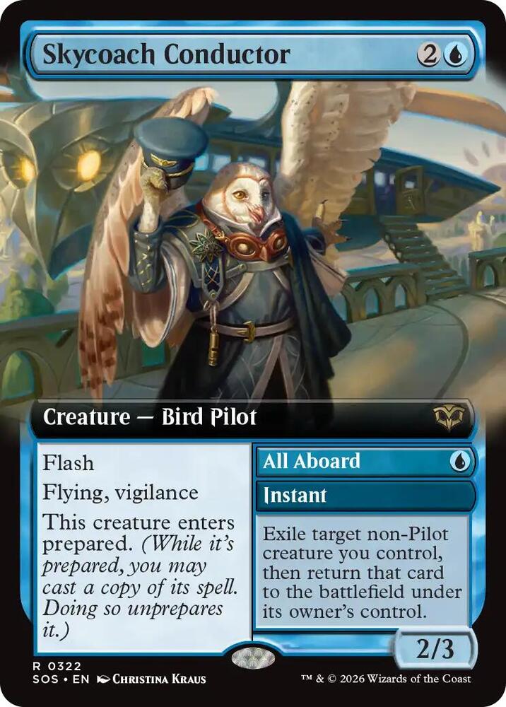 Skycoach Conductor (Extended Art), Secrets of Strixhaven 322