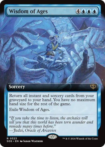 Wisdom of Ages (Extended Art), Secrets of Strixhaven 323