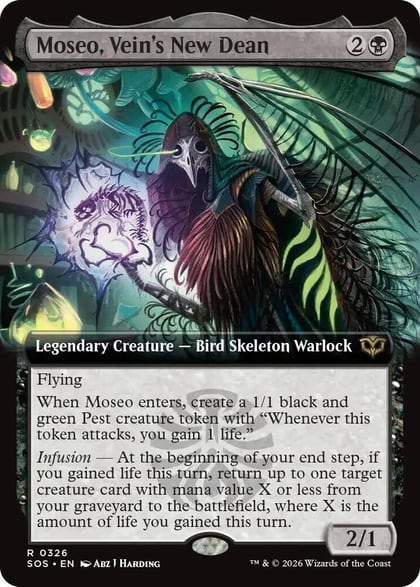 Moseo, Vein's New Dean (Extended Art), Secrets of Strixhaven 326