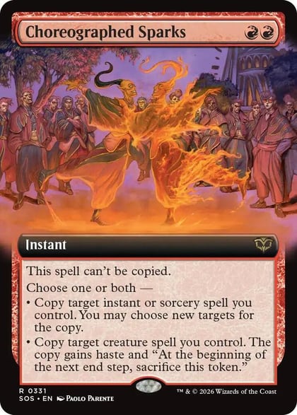Choreographed Sparks (Extended Art), Secrets of Strixhaven 331
