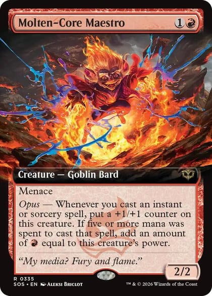 Molten-Core Maestro (Extended Art), Secrets of Strixhaven 335