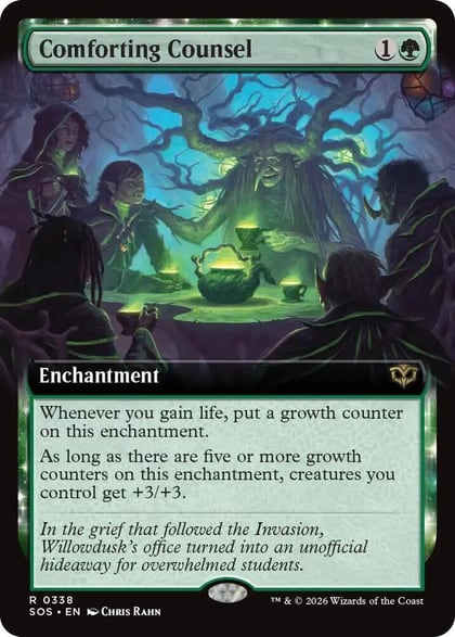 Comforting Counsel (Extended Art), Secrets of Strixhaven 338