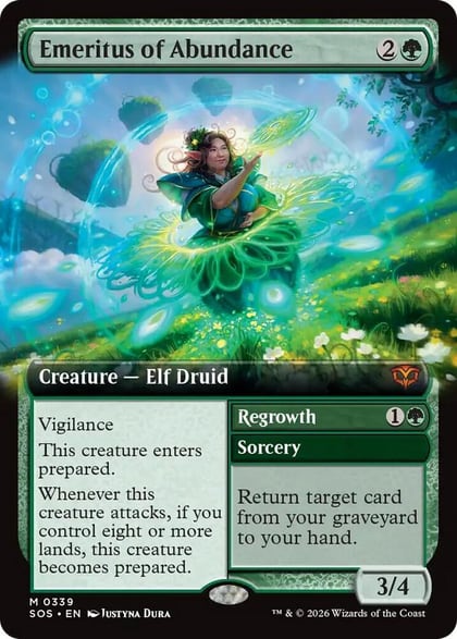 Emeritus of Abundance (Extended Art), Secrets of Strixhaven 339