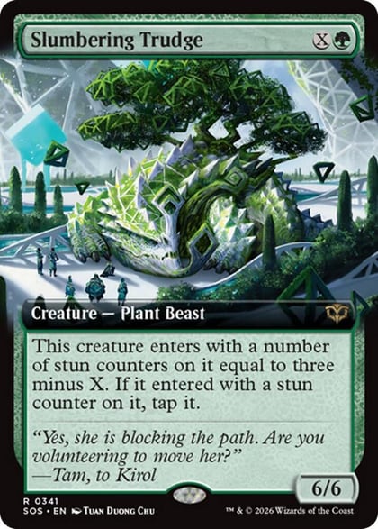 Slumbering Trudge (Extended Art), Secrets of Strixhaven 341