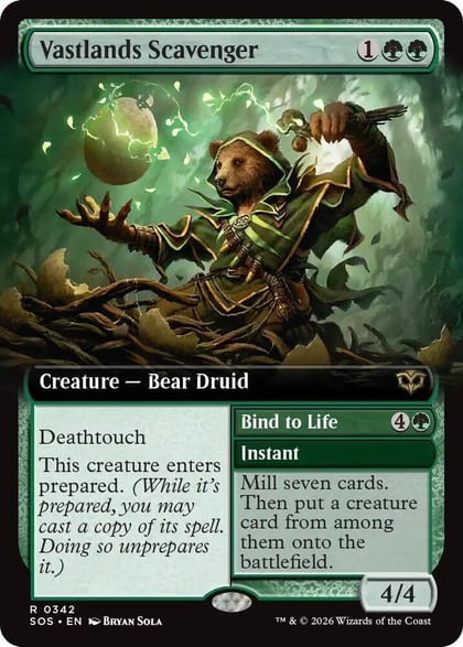 Vastlands Scavenger (Extended Art), Secrets of Strixhaven 342