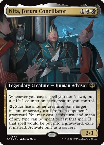 Nita, Forum Conciliator (Extended Art), Secrets of Strixhaven 354